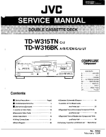 JVC TDW-316-BK-Service-Manual